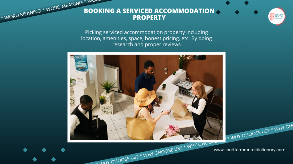 Booking a Serviced Accommodation Property