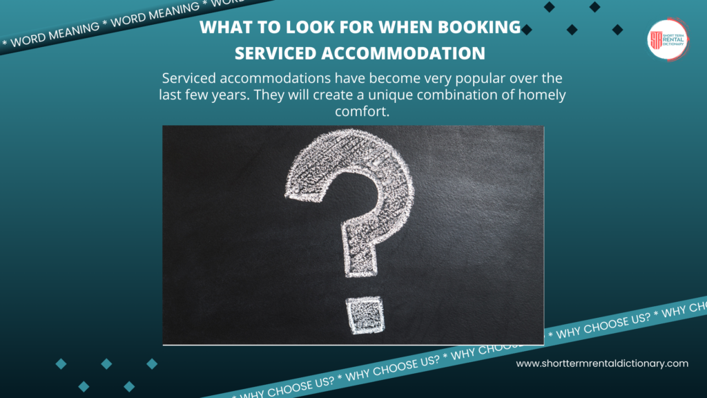 What to Look for When Booking Serviced Accommodation