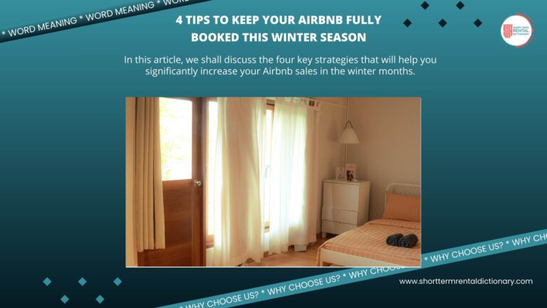 4 Tips to Keep Your Airbnb Fully Booked This Winter Season