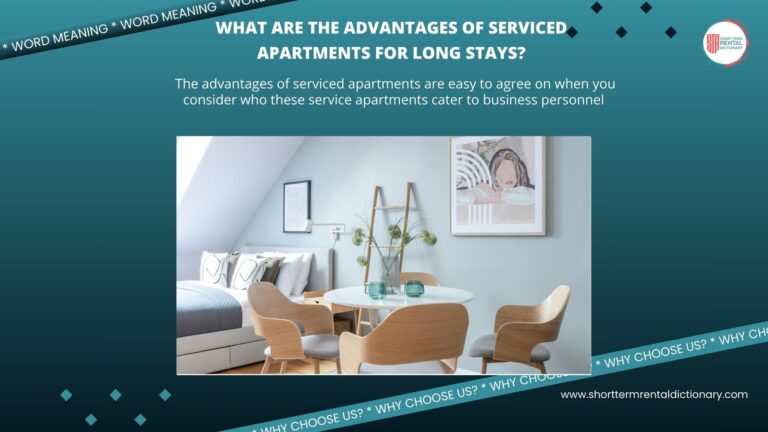 what are the advantages of serviced apartments for long stays?