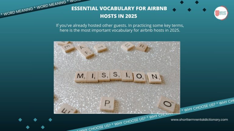 Essential Vocabulary for Airbnb Hosts in 2025