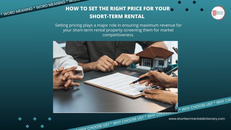 How to Set the Right Price for Your Short-Term Rental